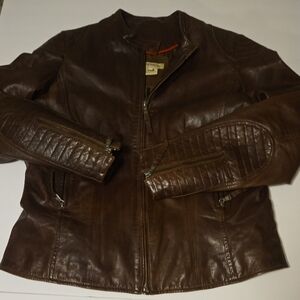 Stetson Dark Brown Leather Jacket